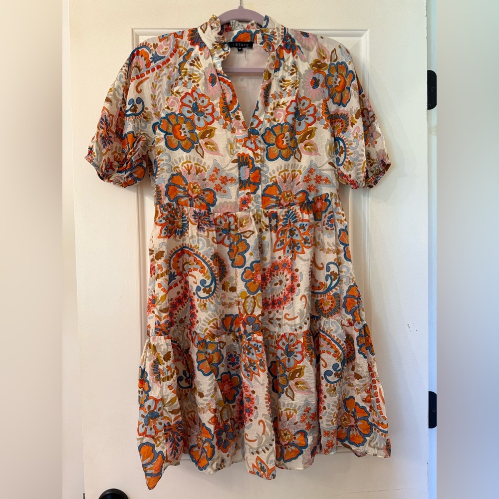 1. State Multicolor Floral Dress